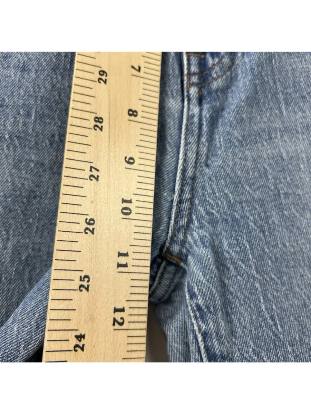 Madewell Womens High Rise Classic Straight Leg Jeans Size 25 Blue Preppy Casual - Picture 10 of 16